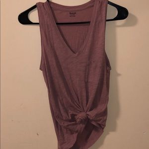Madewell Blush Tank with Pocket